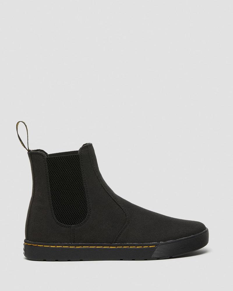 Dr Martens Tempesta Men's Canvas Casual Ankelstøvler Herre Sort | DK 453WNB